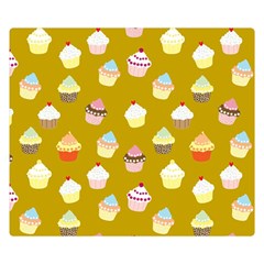 Cupcakes Pattern Double Sided Flano Blanket (small)  by Valentinaart