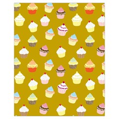 Cupcakes Pattern Drawstring Bag (small) by Valentinaart