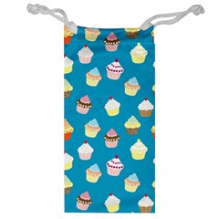 Cupcakes Pattern Jewelry Bag by Valentinaart