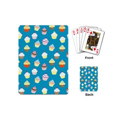 Cupcakes Pattern Playing Cards (mini)  by Valentinaart