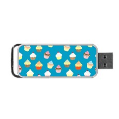 Cupcakes Pattern Portable Usb Flash (one Side) by Valentinaart