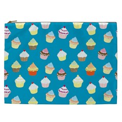 Cupcakes Pattern Cosmetic Bag (xxl)  by Valentinaart