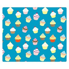 Cupcakes Pattern Double Sided Flano Blanket (small)  by Valentinaart