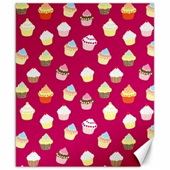 Cupcakes Pattern Canvas 20  X 24   by Valentinaart