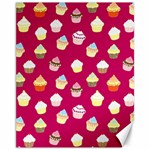 Cupcakes pattern Canvas 11  x 14   10.95 x13.48  Canvas - 1