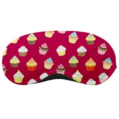 Cupcakes Pattern Sleeping Masks by Valentinaart