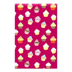 Cupcakes Pattern Shower Curtain 48  X 72  (small)  by Valentinaart