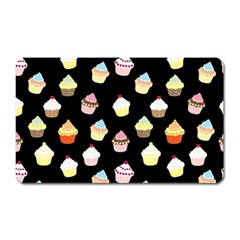 Cupcakes Pattern Magnet (rectangular) by Valentinaart