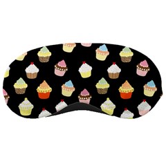 Cupcakes Pattern Sleeping Masks by Valentinaart