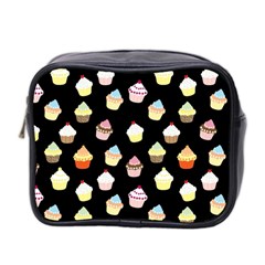 Cupcakes Pattern Mini Toiletries Bag 2-side by Valentinaart