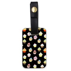 Cupcakes Pattern Luggage Tags (one Side)  by Valentinaart