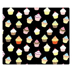 Cupcakes Pattern Double Sided Flano Blanket (small)  by Valentinaart