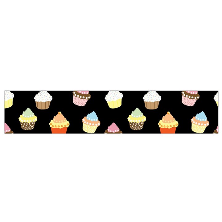 Cupcakes pattern Flano Scarf (Small)