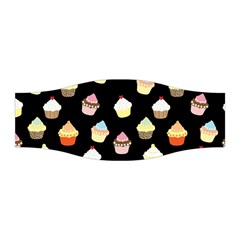 Cupcakes Pattern Stretchable Headband by Valentinaart