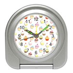 Cupcakes pattern Travel Alarm Clocks Front