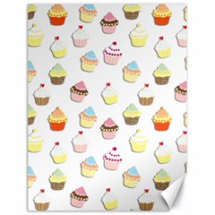 Cupcakes Pattern Canvas 18  X 24   by Valentinaart