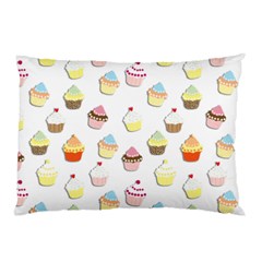 Cupcakes Pattern Pillow Case by Valentinaart