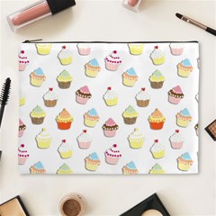 Cupcakes Pattern Cosmetic Bag (xl) by Valentinaart