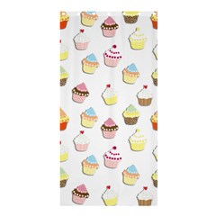 Cupcakes Pattern Shower Curtain 36  X 72  (stall)  by Valentinaart