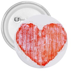 Pop Art Style Grunge Graphic Heart 3  Buttons by dflcprints