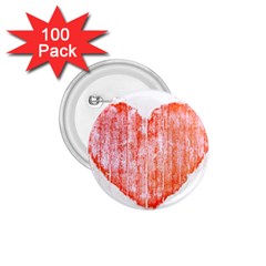 Pop Art Style Grunge Graphic Heart 1 75  Buttons (100 Pack)  by dflcprints