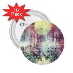 Frosty Pale Moon 2 25  Buttons (10 Pack)  by digitaldivadesigns