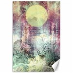 Frosty Pale Moon Canvas 24  x 36  23.35 x34.74  Canvas - 1