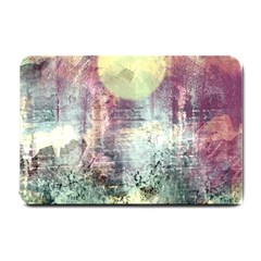 Frosty Pale Moon Small Doormat  by digitaldivadesigns