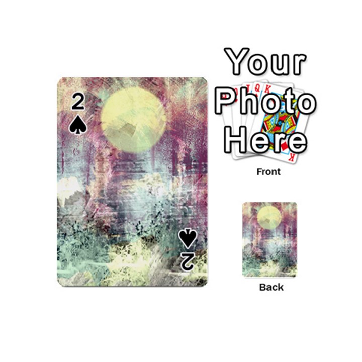 Frosty Pale Moon Playing Cards 54 (Mini) 