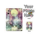 Frosty Pale Moon Playing Cards 54 (Mini)  Front - Spade4