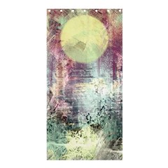 Frosty Pale Moon Shower Curtain 36  X 72  (stall)  by digitaldivadesigns