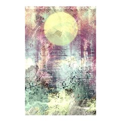 Frosty Pale Moon Shower Curtain 48  X 72  (small)  by digitaldivadesigns