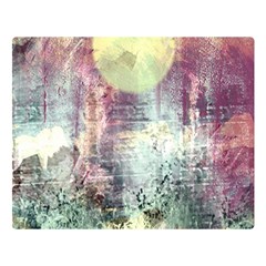 Frosty Pale Moon Double Sided Flano Blanket (large)  by digitaldivadesigns