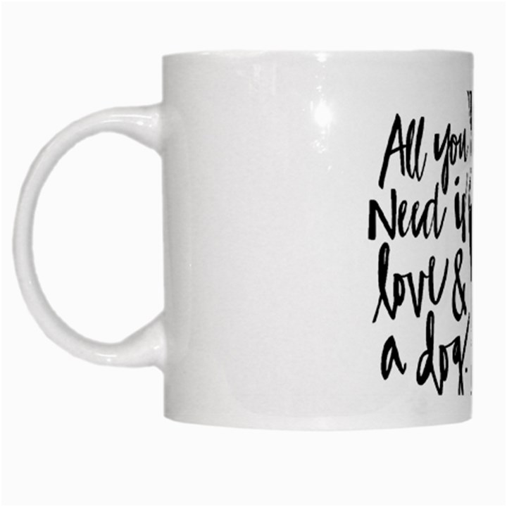 Dog person White Mugs