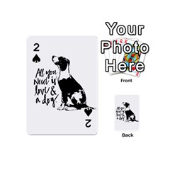 Dog Person Playing Cards 54 (mini)  by Valentinaart