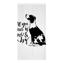 Dog Person Shower Curtain 36  X 72  (stall)  by Valentinaart