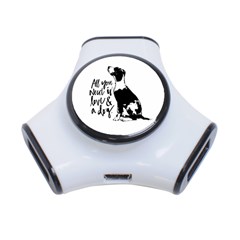 Dog Person 3-port Usb Hub by Valentinaart