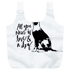 Dog Person Full Print Recycle Bags (l)  by Valentinaart