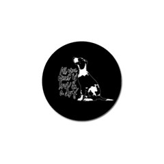 Dog Person Golf Ball Marker by Valentinaart