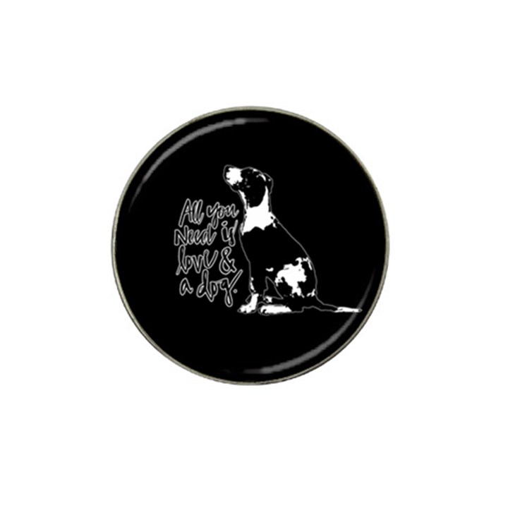 Dog person Hat Clip Ball Marker