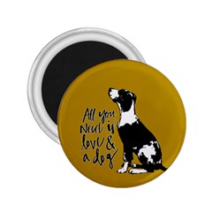 Dog Person 2 25  Magnets by Valentinaart