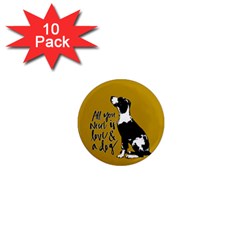 Dog Person 1  Mini Magnet (10 Pack)  by Valentinaart