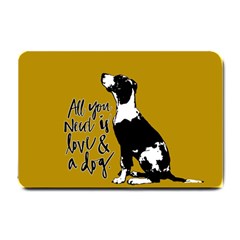 Dog Person Small Doormat  by Valentinaart