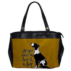 Dog Person Office Handbags by Valentinaart