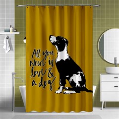 Dog Person Shower Curtain 48  X 72  (small)  by Valentinaart