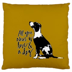 Dog Person Standard Flano Cushion Case (one Side) by Valentinaart