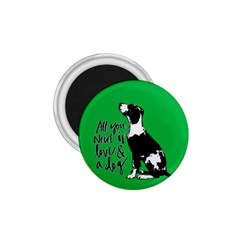 Dog Person 1 75  Magnets by Valentinaart