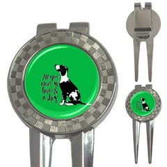 Dog Person 3-in-1 Golf Divots by Valentinaart