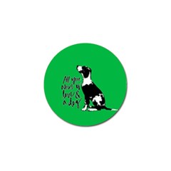 Dog Person Golf Ball Marker by Valentinaart