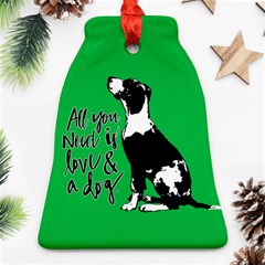 Dog Person Ornament (bell) by Valentinaart